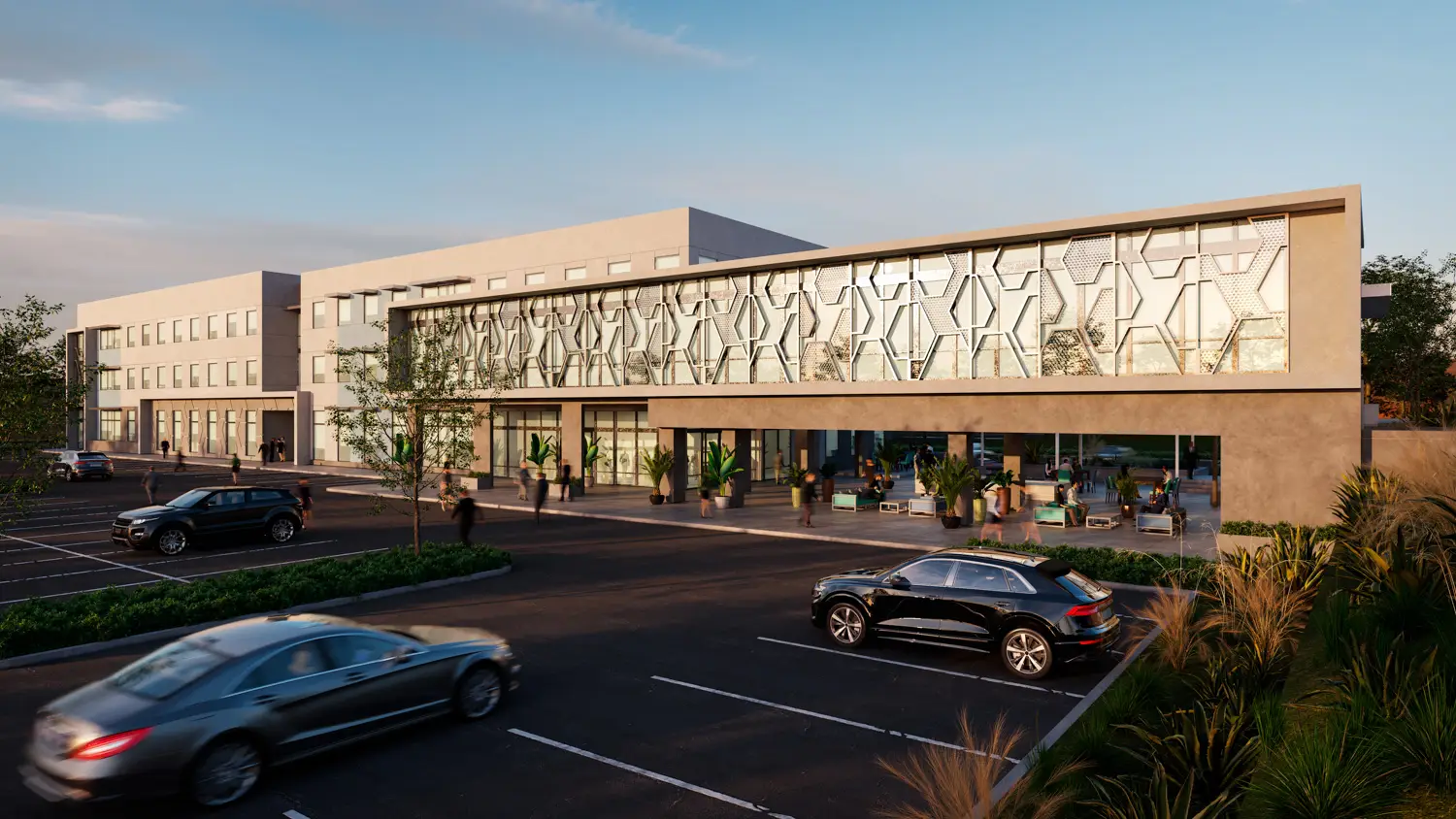 Conceptual campus expansion design for California University of Science and Medicine in Colton, California