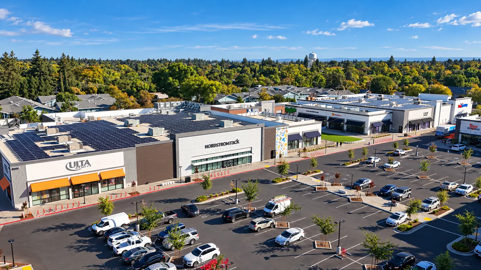 Davis Collection retail center in Davis, California, featuring Ulta Beauty and Nordstrom Rack
