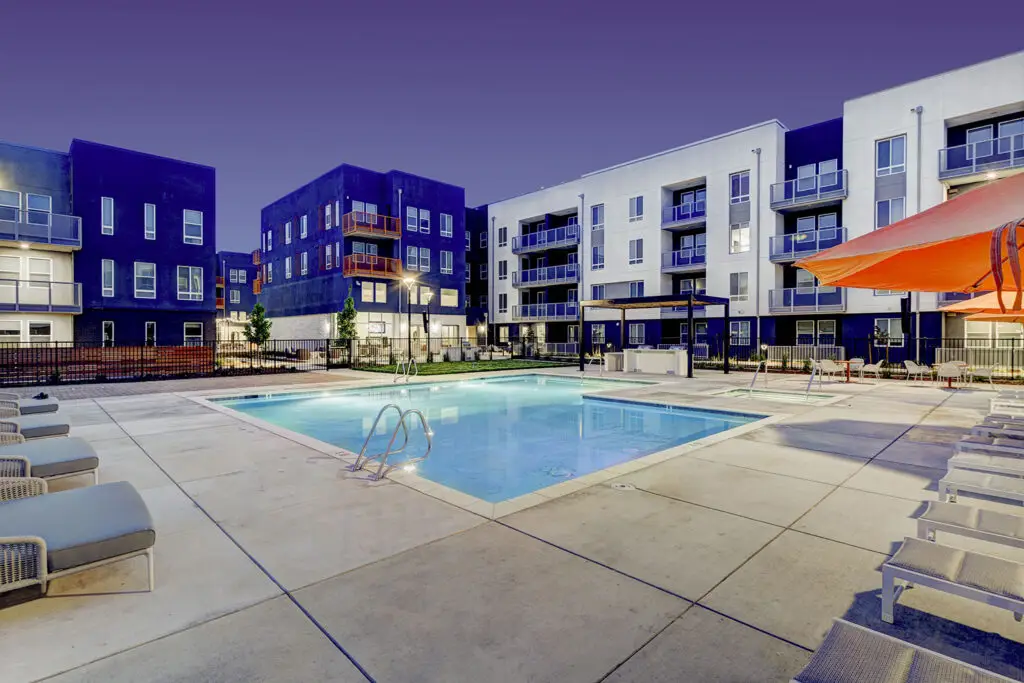 The Celeste multifamily community in Davis, California, designed by Architecture Design Collaborative