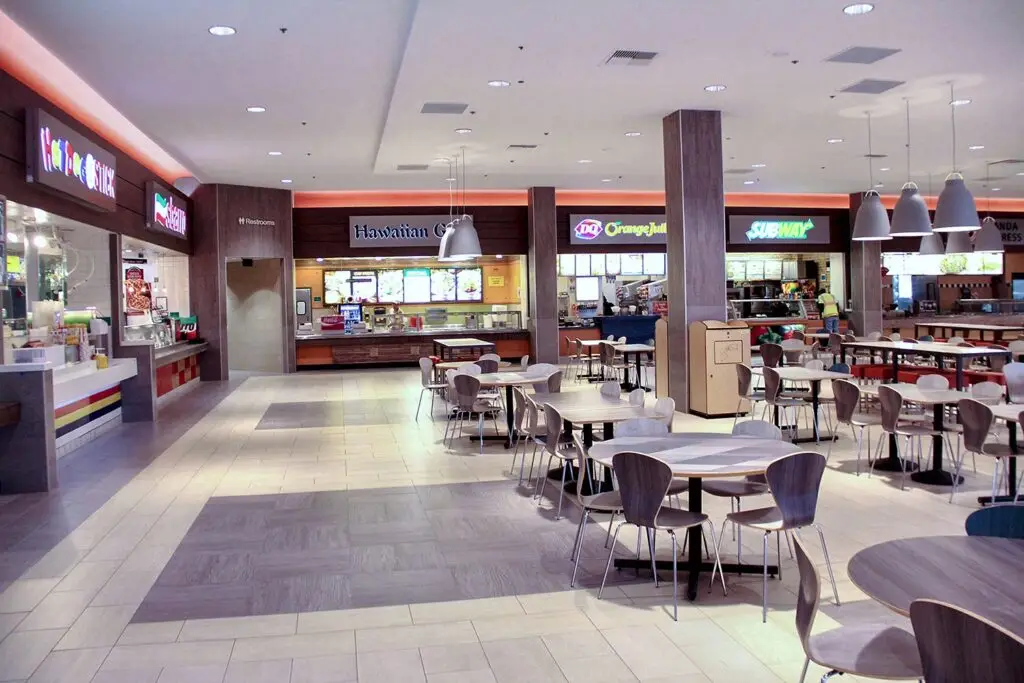 Food court renovation at Coronado Center in Albuquerque designed by Architecture Design Collaborative
