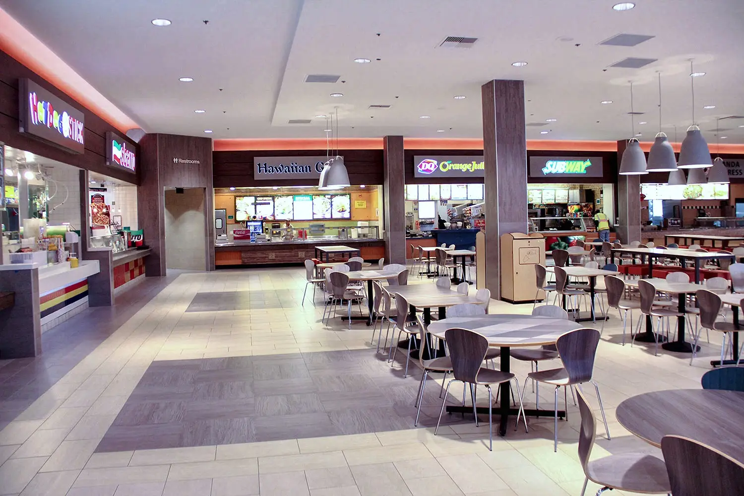 Food court renovation at Coronado Center in Albuquerque designed by Architecture Design Collaborative