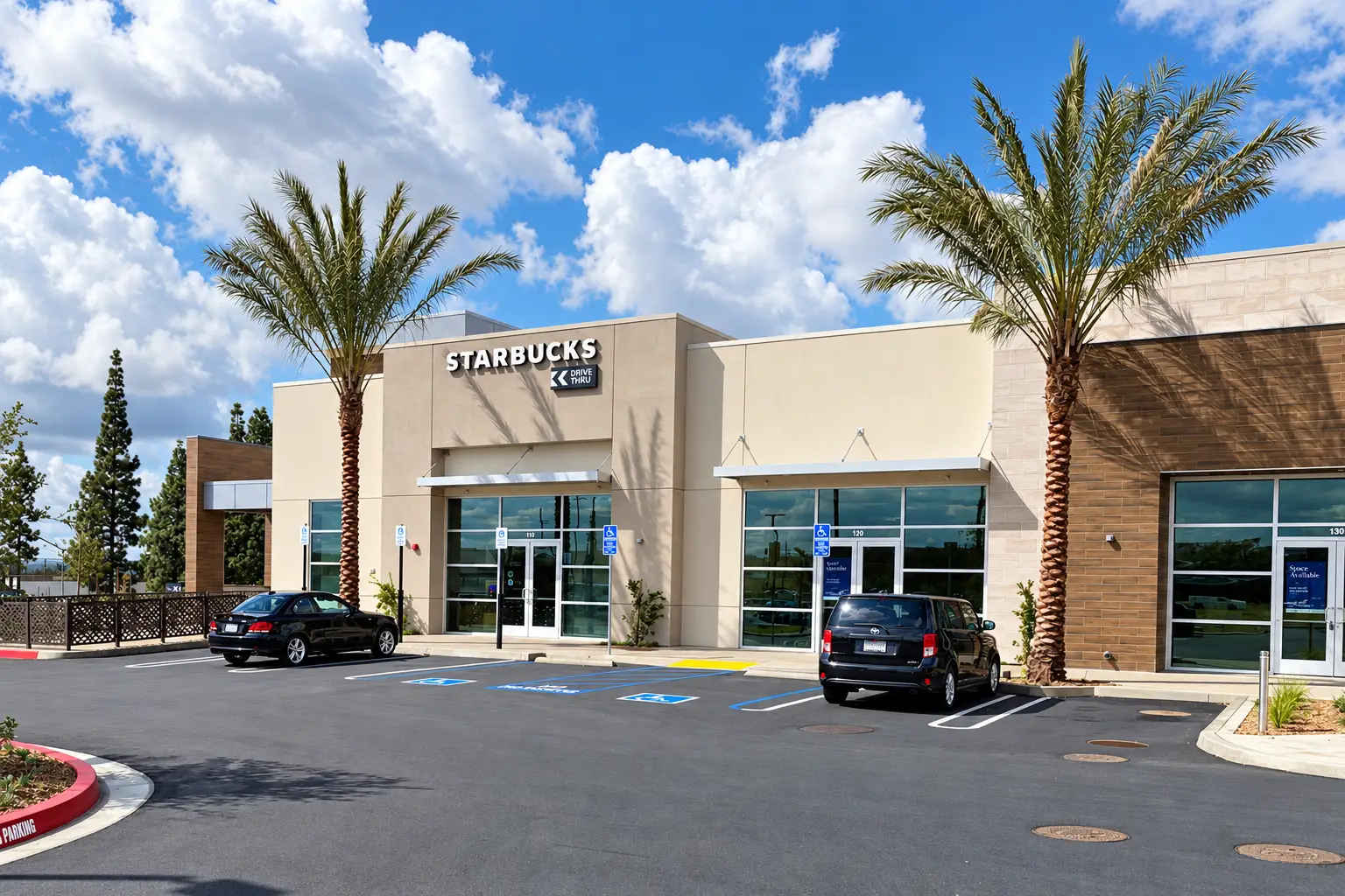 Gateway Square retail development in Ontario, California, designed by Architecture Design Collaborative