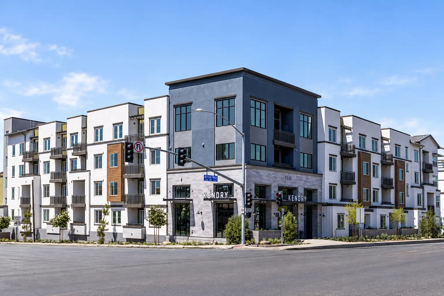 Kendry Expansion multifamily community in Montclair, California, designed by Architecture Design Collaborative.