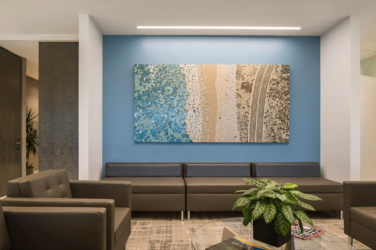 MTSD Office in Irvine with custom art and environmental graphics designed by Architecture Design Collaborative