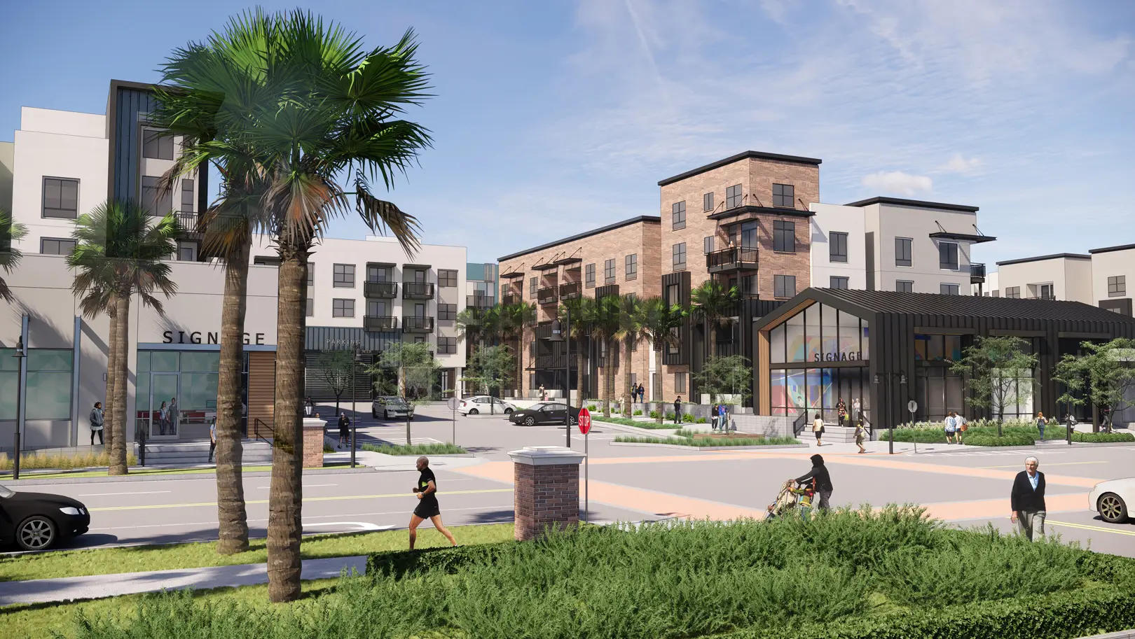 Alexan at Victoria Gardens multifamily development in Rancho Cucamonga, California, designed by Architecture Design Collaborative